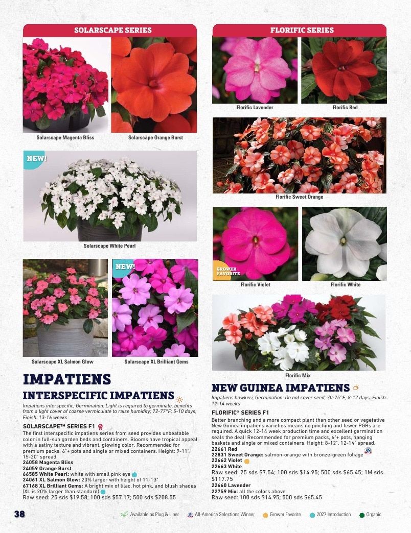 Harris Seeds Bedding Plant Grower's Catalog Weekly Ad January 1 - December 31, 2027
