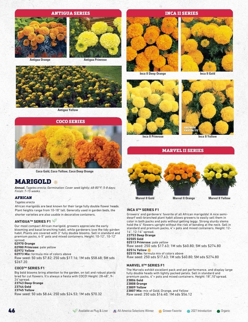 Harris Seeds Bedding Plant Grower's Catalog Weekly Ad January 1 - December 31, 2027