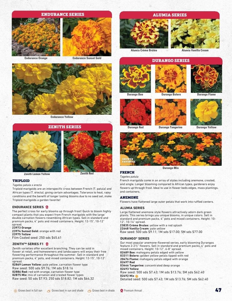 Harris Seeds Bedding Plant Grower's Catalog Weekly Ad January 1 - December 31, 2027