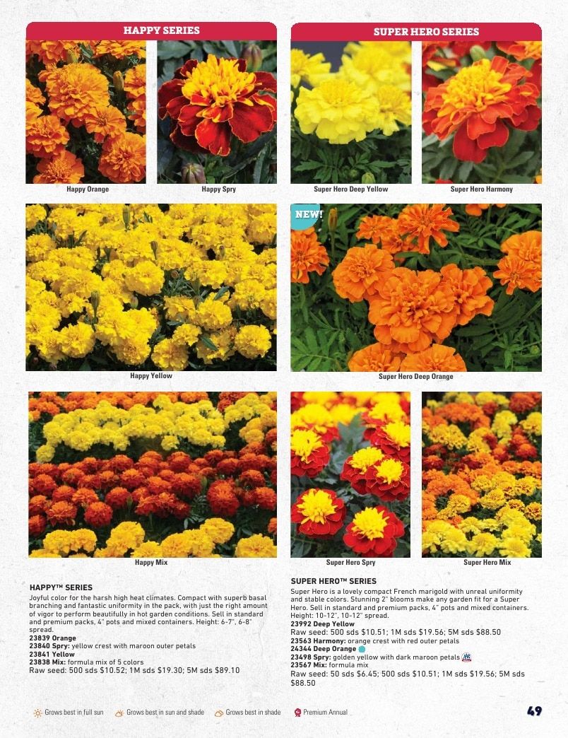 Harris Seeds Bedding Plant Grower's Catalog Weekly Ad January 1 - December 31, 2027