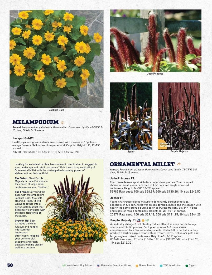 Harris Seeds Bedding Plant Grower's Catalog Weekly Ad January 1 - December 31, 2027