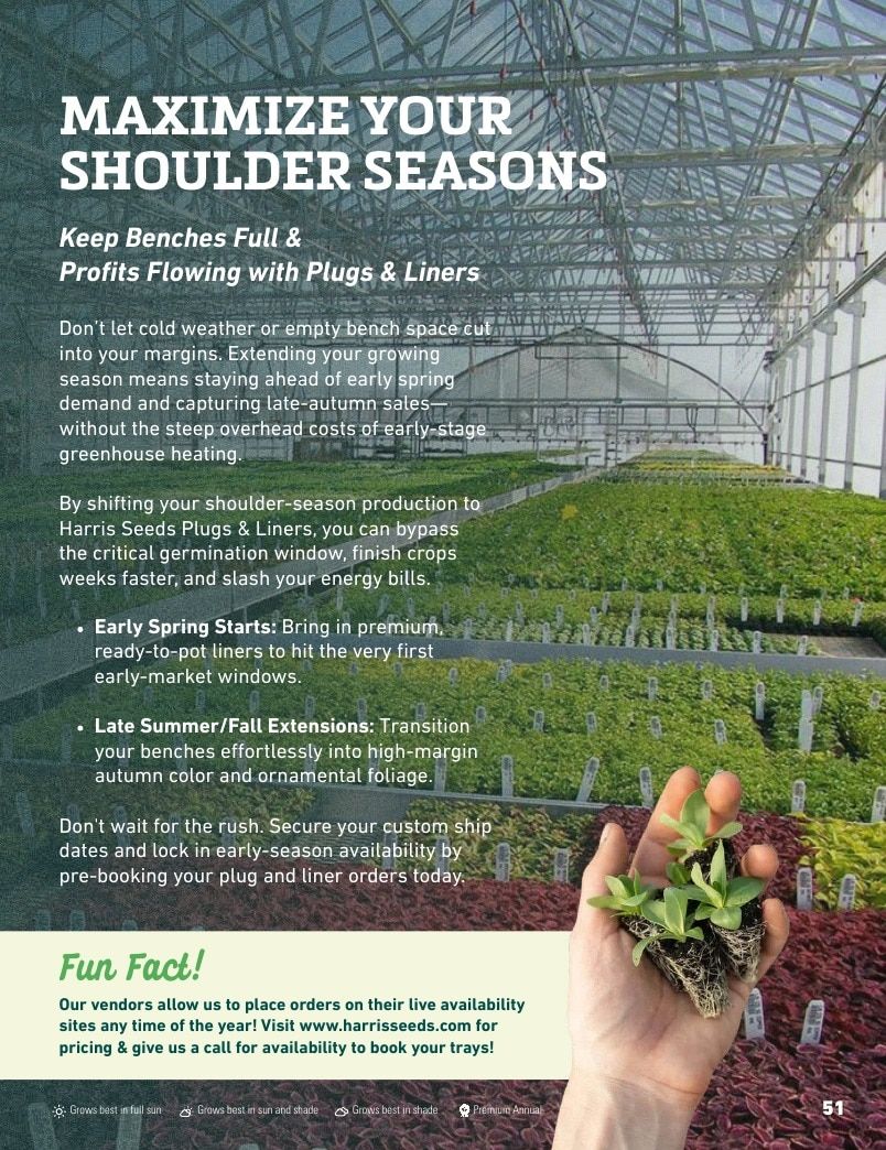 Harris Seeds Bedding Plant Grower's Catalog Weekly Ad January 1 - December 31, 2027