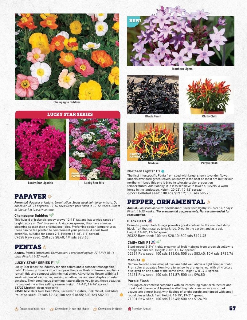 Harris Seeds Bedding Plant Grower's Catalog Weekly Ad January 1 - December 31, 2027
