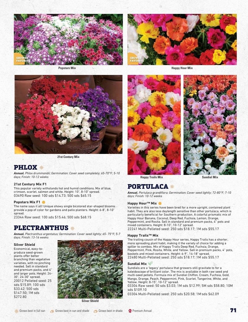 Harris Seeds Bedding Plant Grower's Catalog Weekly Ad January 1 - December 31, 2027
