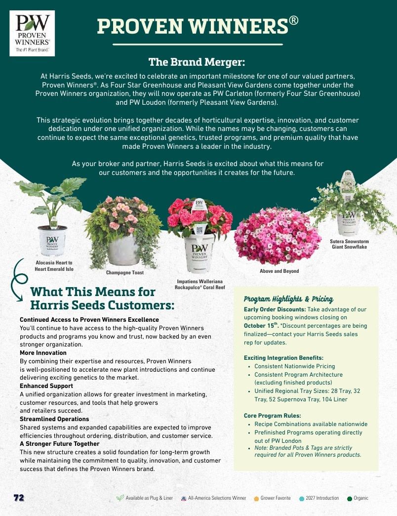 Harris Seeds Bedding Plant Grower's Catalog Weekly Ad January 1 - December 31, 2027