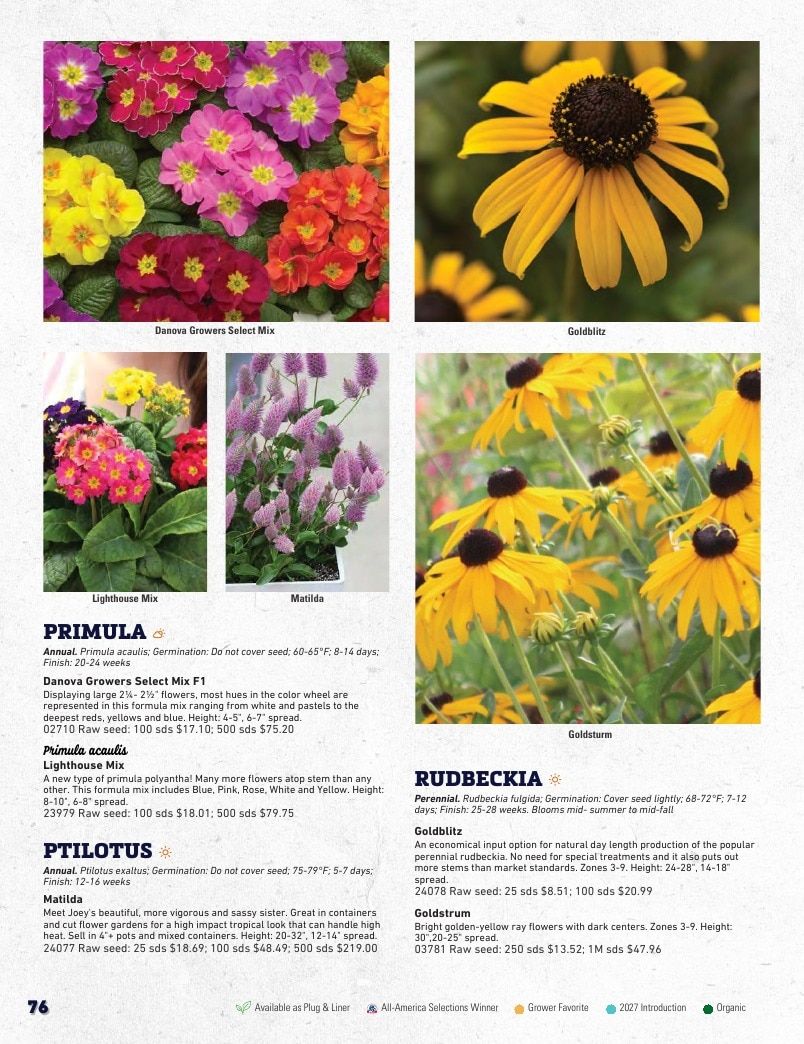 Harris Seeds Bedding Plant Grower's Catalog Weekly Ad January 1 - December 31, 2027