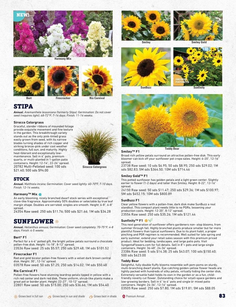 Harris Seeds Bedding Plant Grower's Catalog Weekly Ad January 1 - December 31, 2027