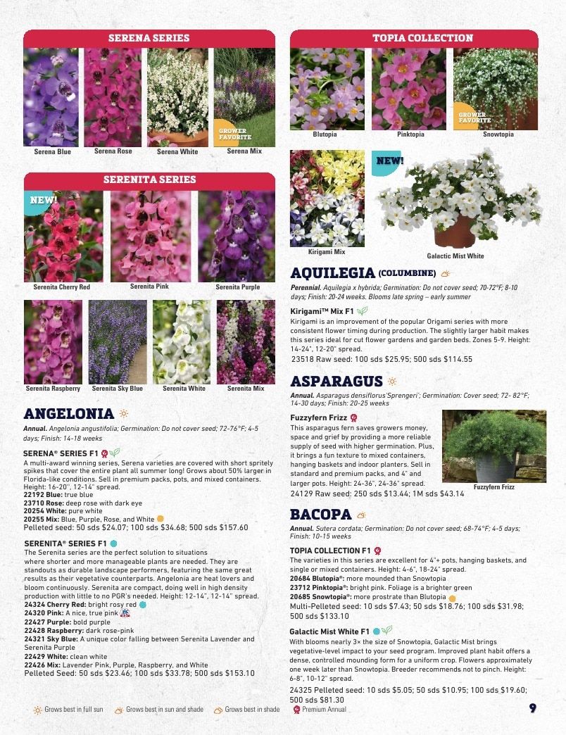Harris Seeds Bedding Plant Grower's Catalog Weekly Ad January 1 - December 31, 2027