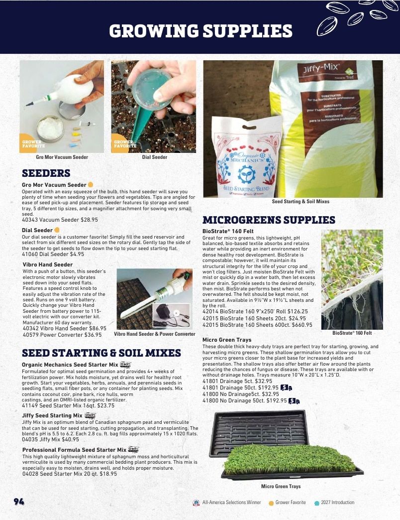 Harris Seeds Bedding Plant Grower's Catalog Weekly Ad January 1 - December 31, 2027