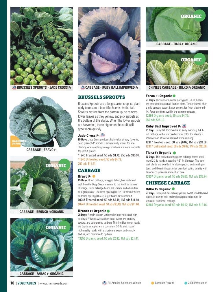 Harris Seeds Home Garden Catalog Weekly Ad January 1 - December 31, 2026