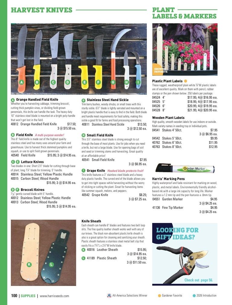 Harris Seeds Home Garden Catalog Weekly Ad January 1 - December 31, 2026