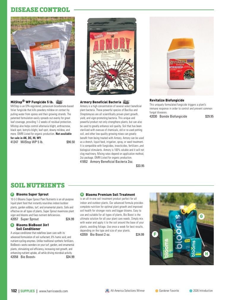 Harris Seeds Home Garden Catalog Weekly Ad January 1 - December 31, 2026