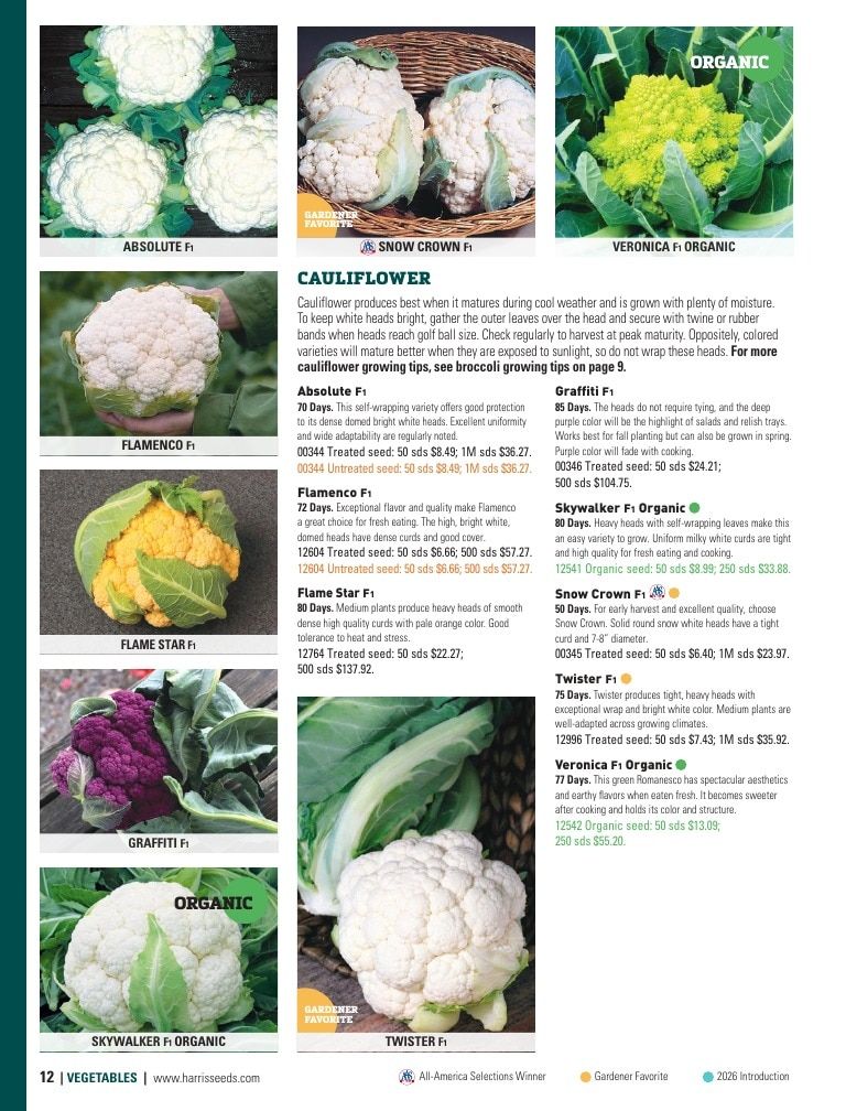 Harris Seeds Home Garden Catalog Weekly Ad January 1 - December 31, 2026