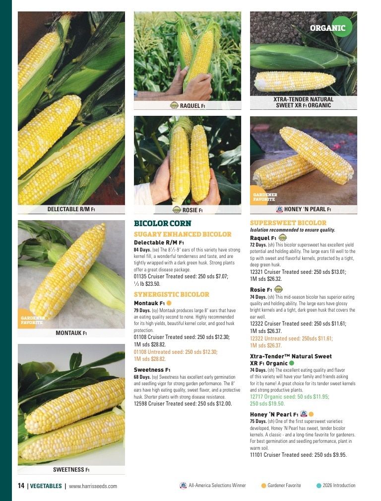 Harris Seeds Home Garden Catalog Weekly Ad January 1 - December 31, 2026