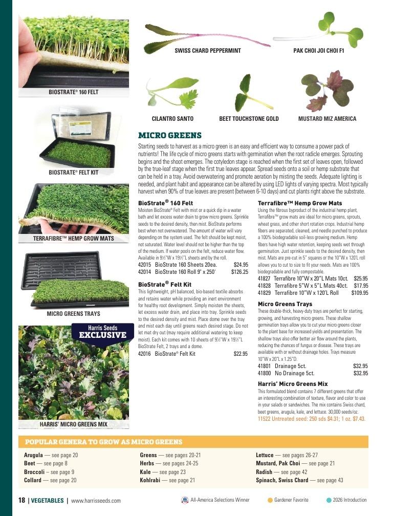 Harris Seeds Home Garden Catalog Weekly Ad January 1 - December 31, 2026