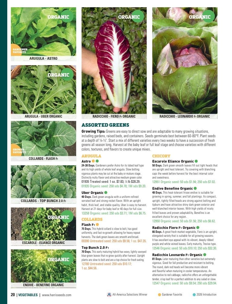 Harris Seeds Home Garden Catalog Weekly Ad January 1 - December 31, 2026