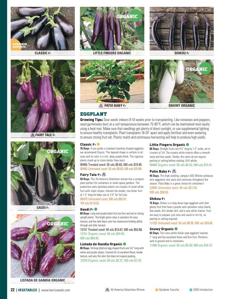 Harris Seeds Home Garden Catalog Weekly Ad January 1 - December 31, 2026