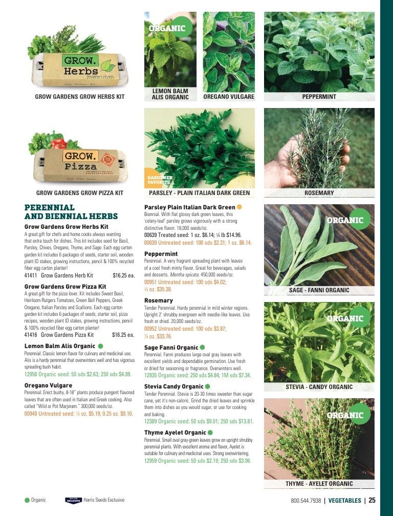 Harris Seeds Home Garden Catalog Weekly Ad January 1 - December 31, 2026