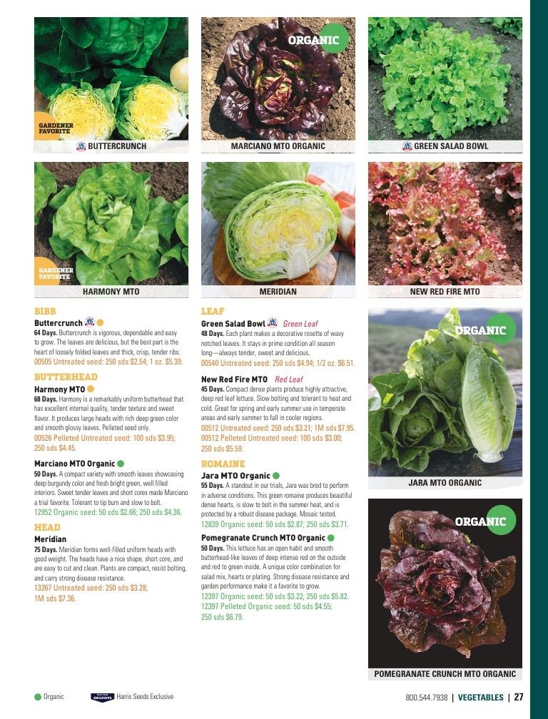 Harris Seeds Home Garden Catalog Weekly Ad January 1 - December 31, 2026