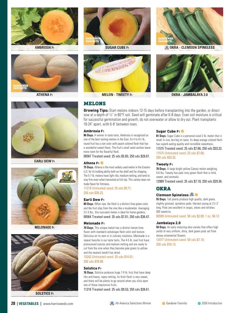 Harris Seeds Home Garden Catalog Weekly Ad January 1 - December 31, 2026