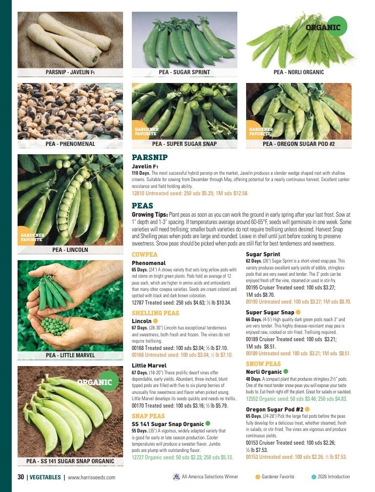 Harris Seeds Home Garden Catalog Weekly Ad January 1 - December 31, 2026
