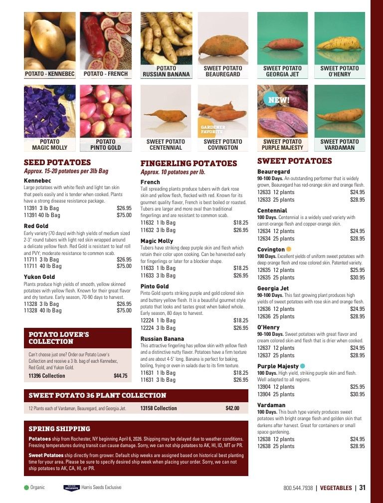 Harris Seeds Home Garden Catalog Weekly Ad January 1 - December 31, 2026