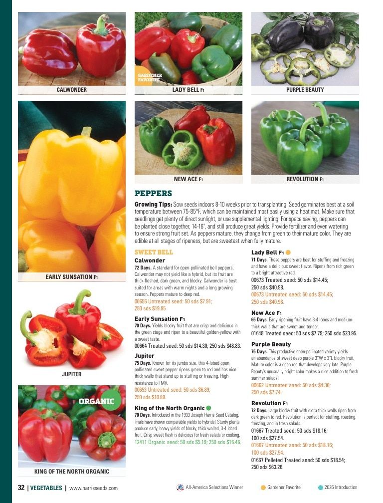 Harris Seeds Home Garden Catalog Weekly Ad January 1 - December 31, 2026