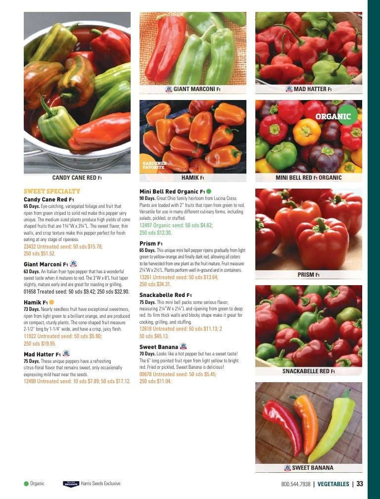 Harris Seeds Home Garden Catalog Weekly Ad January 1 - December 31, 2026