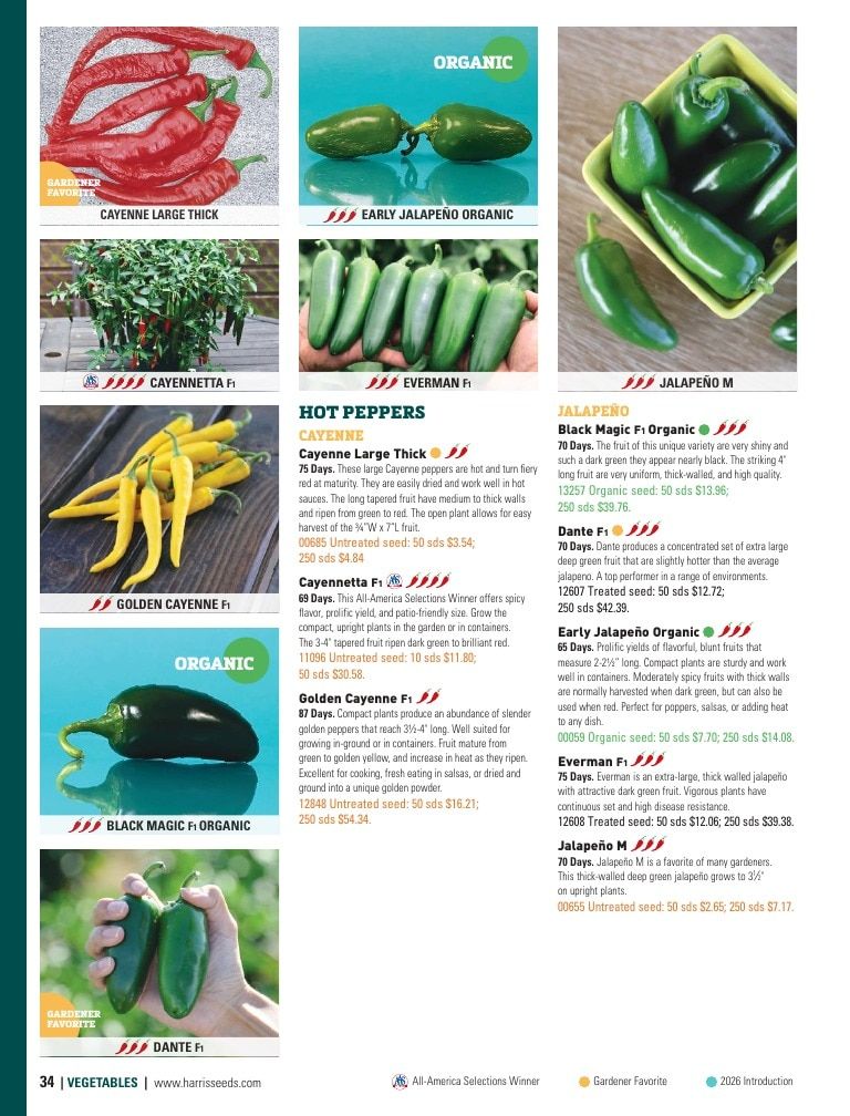 Harris Seeds Home Garden Catalog Weekly Ad January 1 - December 31, 2026