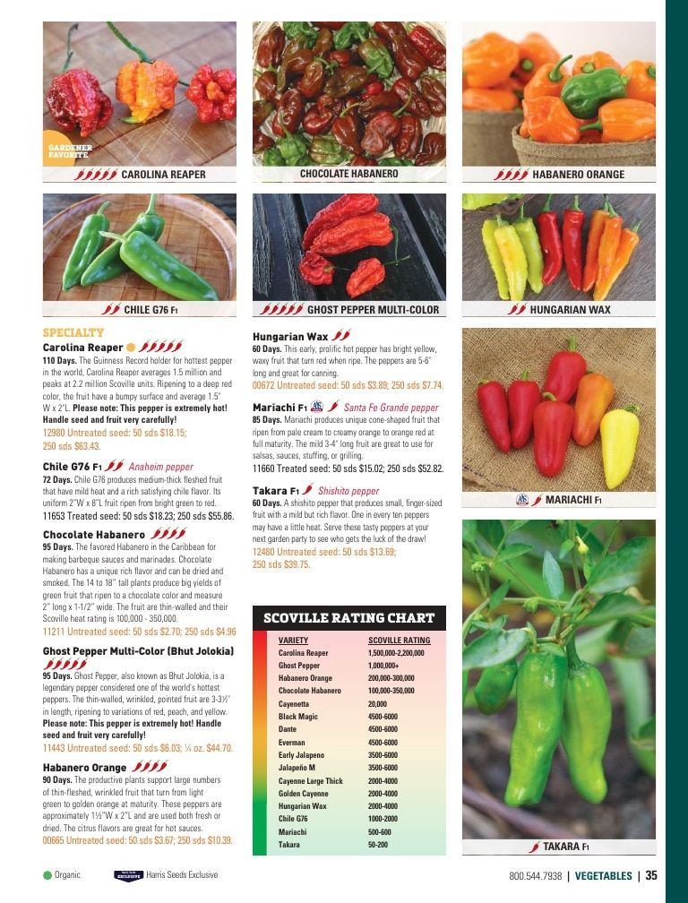 Harris Seeds Home Garden Catalog Weekly Ad January 1 - December 31, 2026