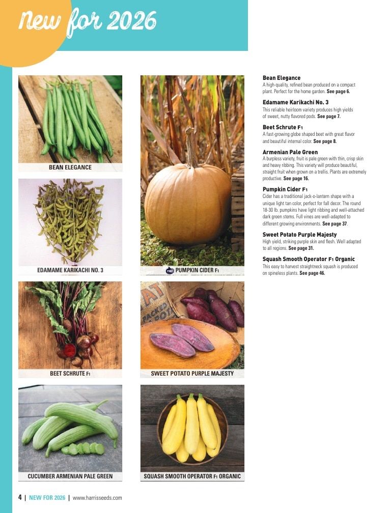 Harris Seeds Home Garden Catalog Weekly Ad January 1 - December 31, 2026