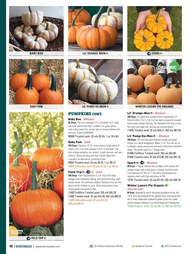 Harris Seeds Home Garden Catalog Weekly Ad January 1 - December 31, 2026