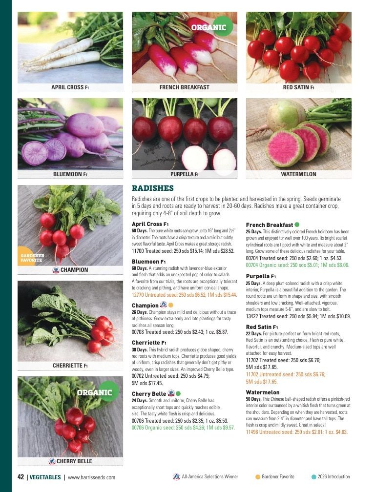 Harris Seeds Home Garden Catalog Weekly Ad January 1 - December 31, 2026