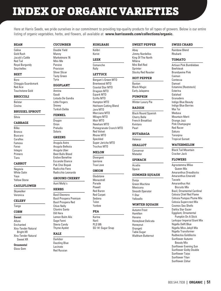 Harris Seeds Home Garden Catalog Weekly Ad January 1 - December 31, 2026