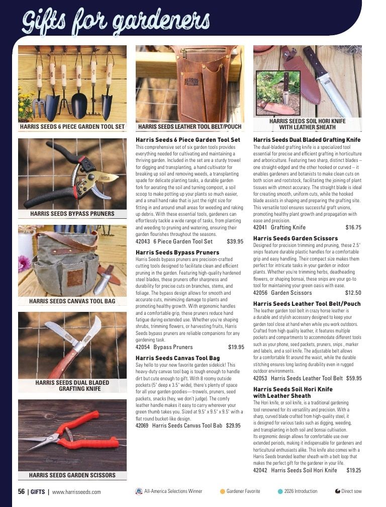 Harris Seeds Home Garden Catalog Weekly Ad January 1 - December 31, 2026