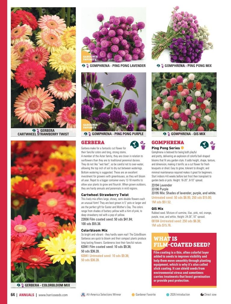 Harris Seeds Home Garden Catalog Weekly Ad January 1 - December 31, 2026