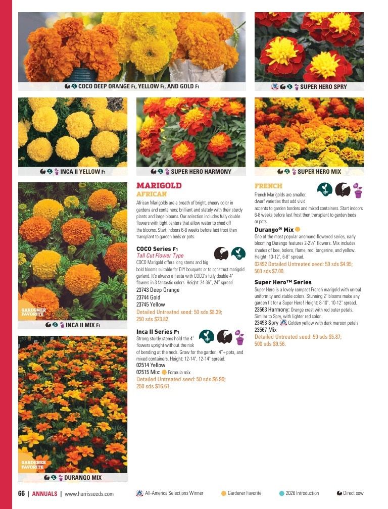 Harris Seeds Home Garden Catalog Weekly Ad January 1 - December 31, 2026