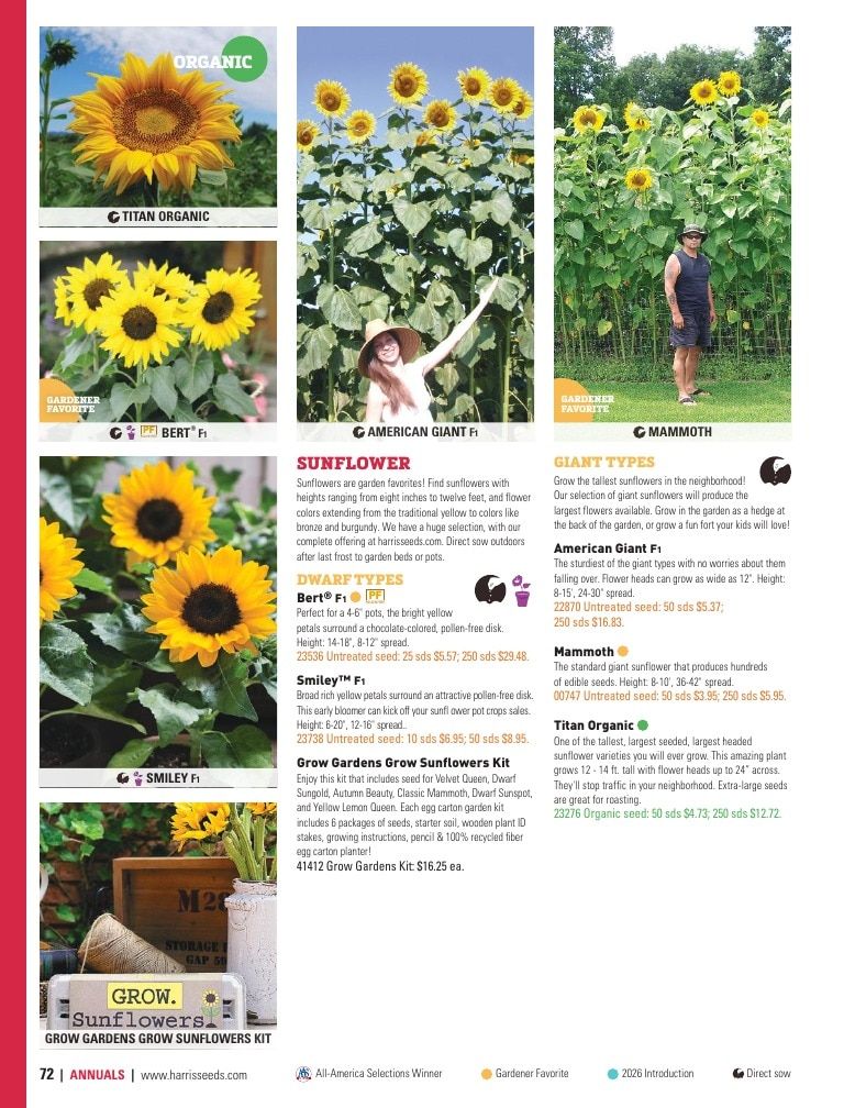 Harris Seeds Home Garden Catalog Weekly Ad January 1 - December 31, 2026