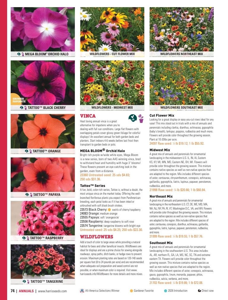 Harris Seeds Home Garden Catalog Weekly Ad January 1 - December 31, 2026