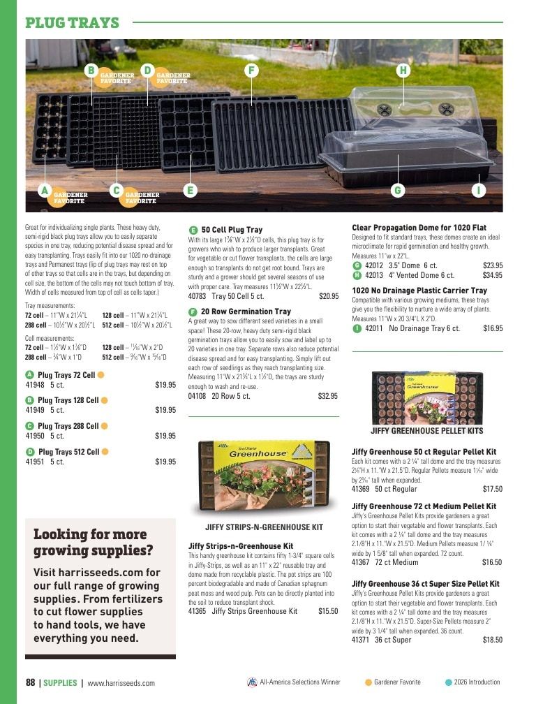 Harris Seeds Home Garden Catalog Weekly Ad January 1 - December 31, 2026