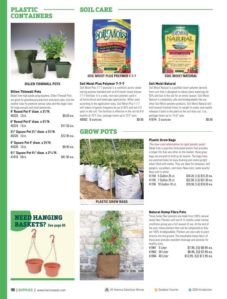 Harris Seeds Home Garden Catalog Weekly Ad January 1 - December 31, 2026