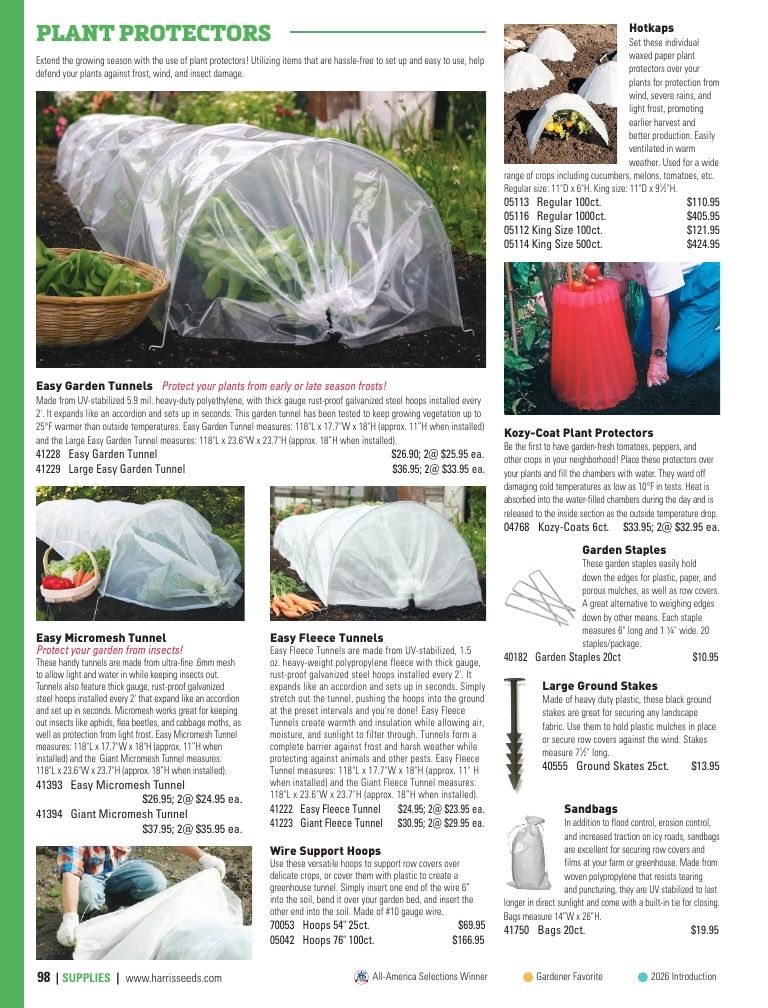 Harris Seeds Home Garden Catalog Weekly Ad January 1 - December 31, 2026