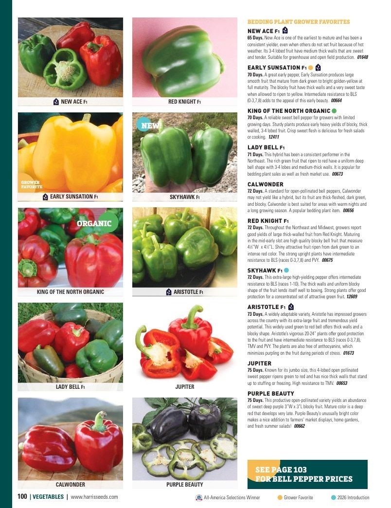 Harris Seeds Vegetable and Cut Flower Catalog Weekly Ad January 1 - December 31, 2026