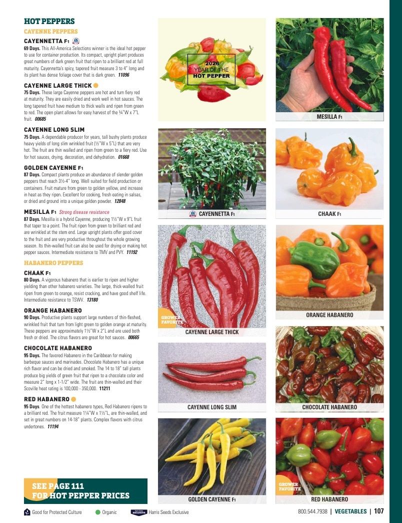 Harris Seeds Vegetable and Cut Flower Catalog Weekly Ad January 1 - December 31, 2026