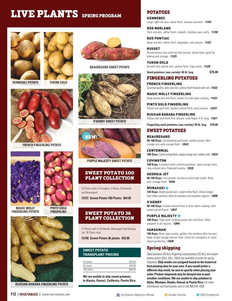 Harris Seeds Vegetable and Cut Flower Catalog Weekly Ad January 1 - December 31, 2026
