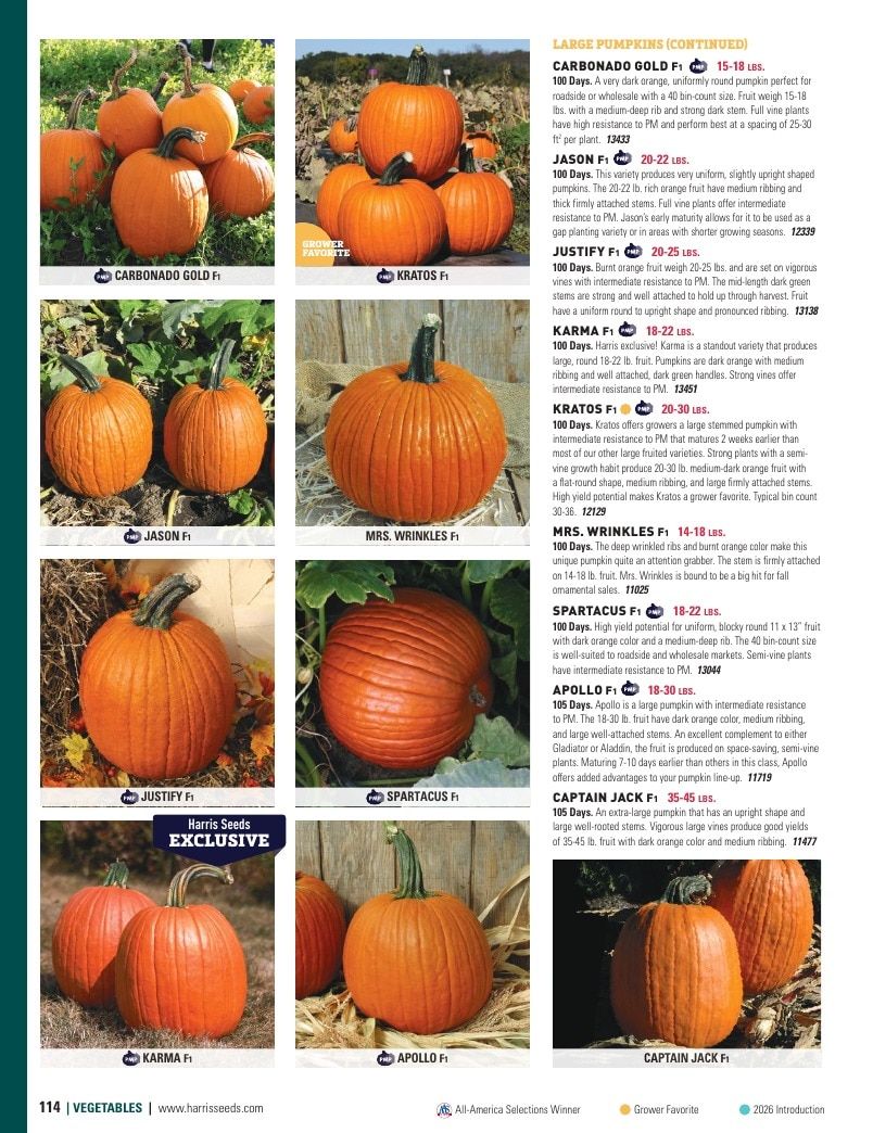 Harris Seeds Vegetable and Cut Flower Catalog Weekly Ad January 1 - December 31, 2026