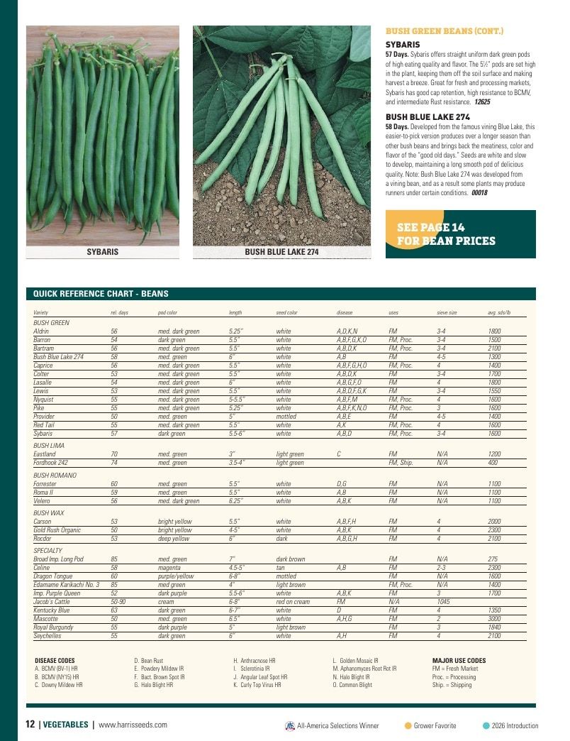 Harris Seeds Vegetable and Cut Flower Catalog Weekly Ad January 1 - December 31, 2026