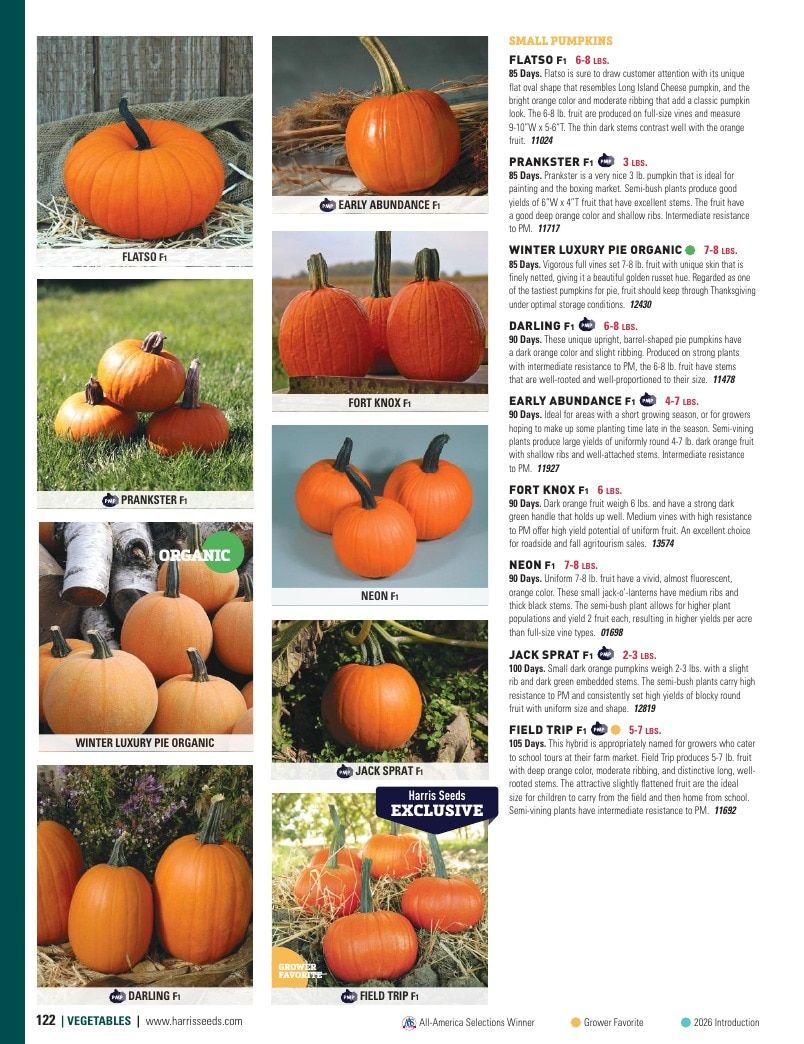 Harris Seeds Vegetable and Cut Flower Catalog Weekly Ad January 1 - December 31, 2026