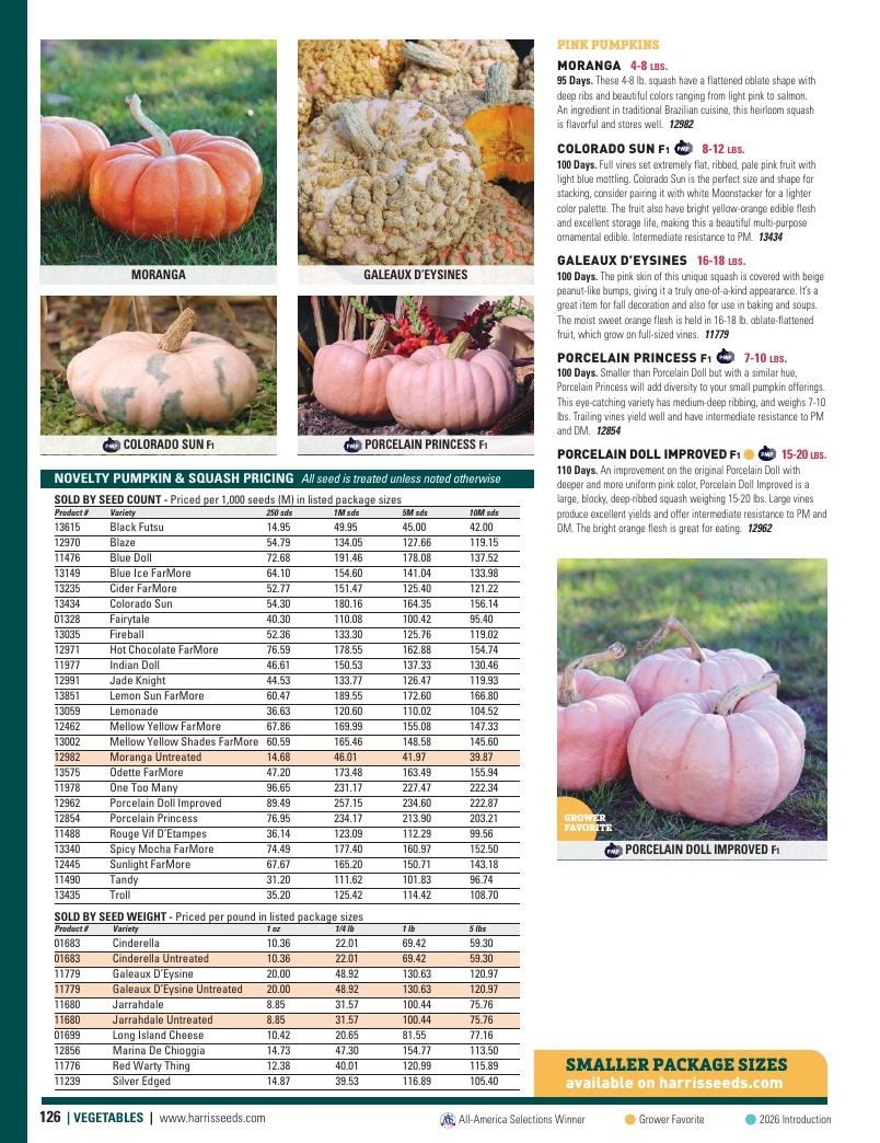 Harris Seeds Vegetable and Cut Flower Catalog Weekly Ad January 1 - December 31, 2026