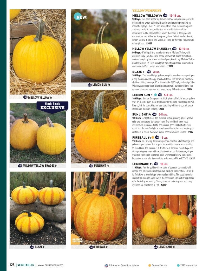 Harris Seeds Vegetable and Cut Flower Catalog Weekly Ad January 1 - December 31, 2026